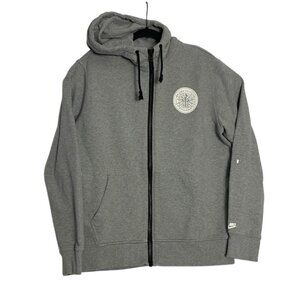 Nike Track & Field USATF USA Grey Full Zip Hoodie Hooded Jacket Mens Size XL